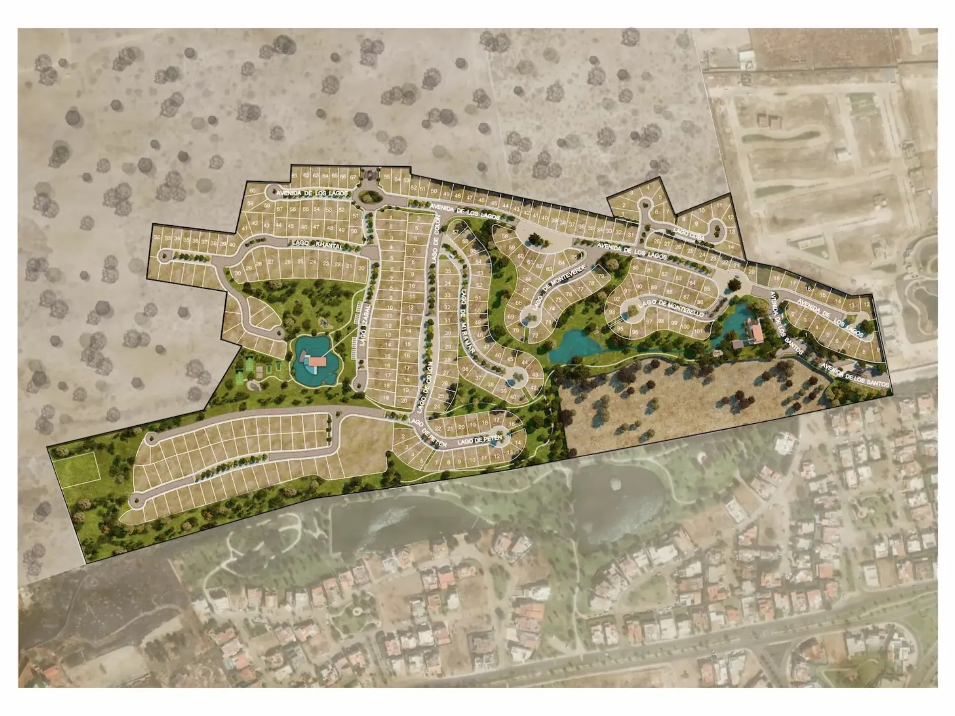 Masterplan Lagos del Campanario — imagen ilustrativa