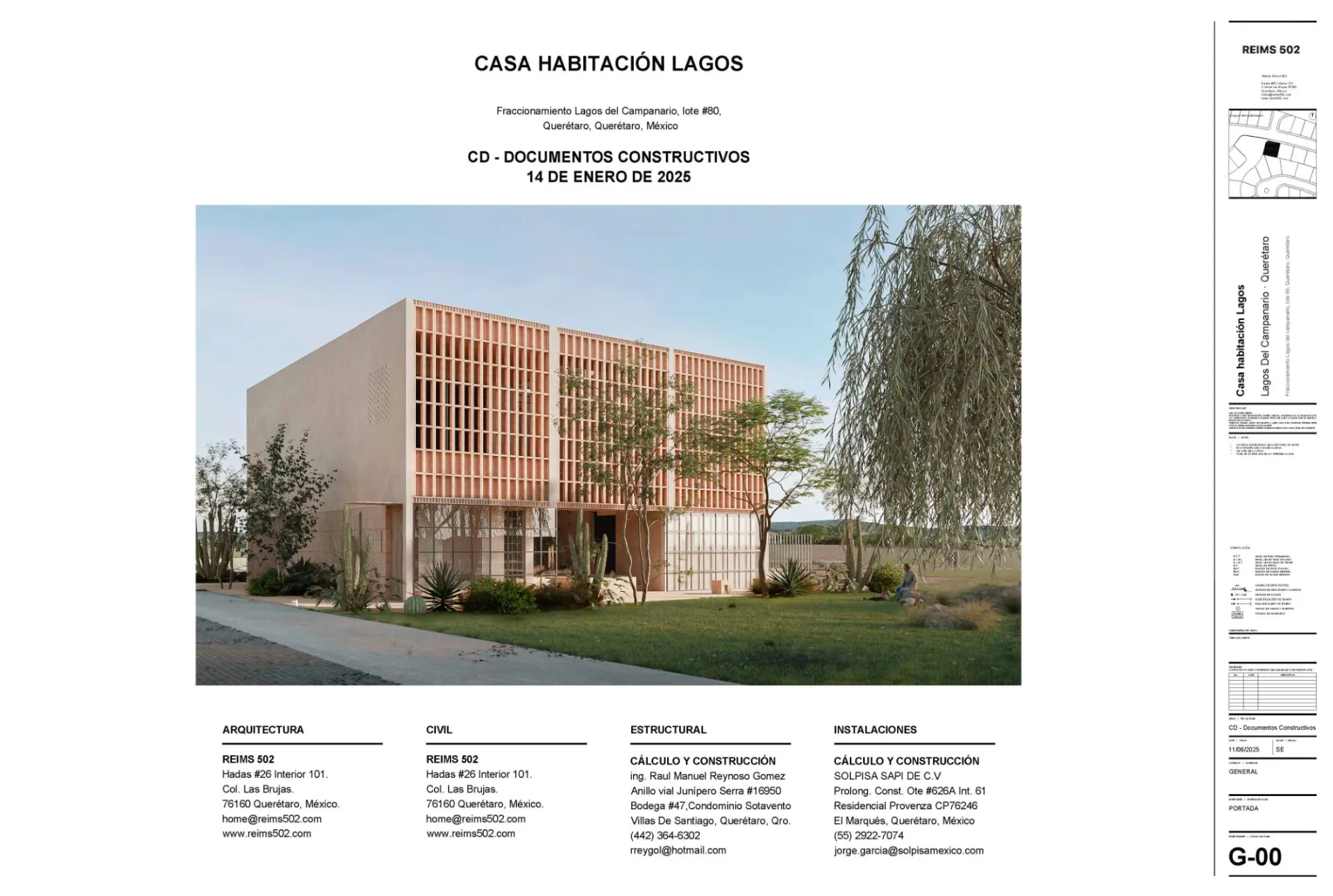 Planta arquitectónica AR-01 REIMS 502 — referencia